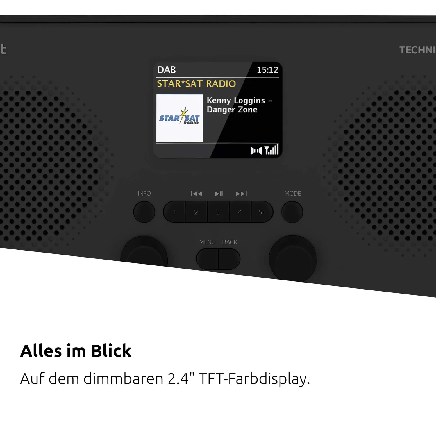TechniSat TechniRadio 6 S IR Radio DAB Bluetooth Nera