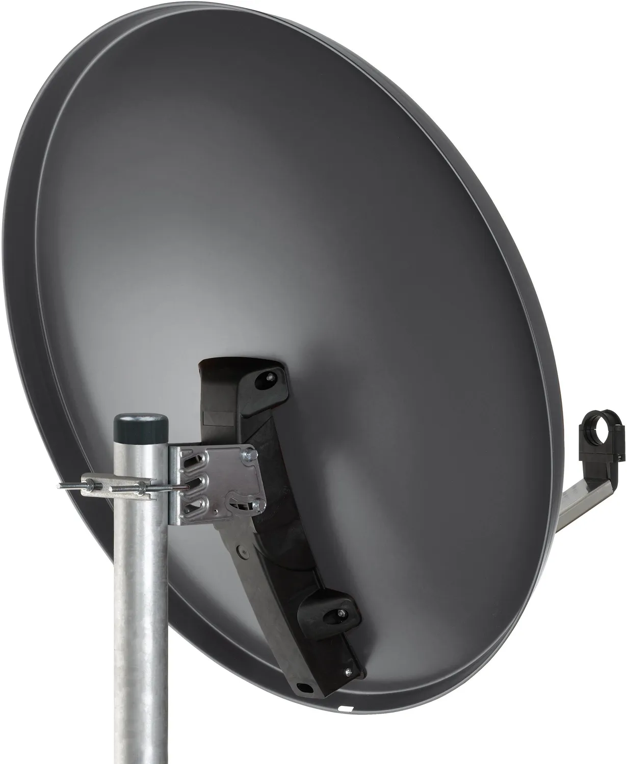 Schwaiger antenna satellitare offset acciaio 80 cm antracite