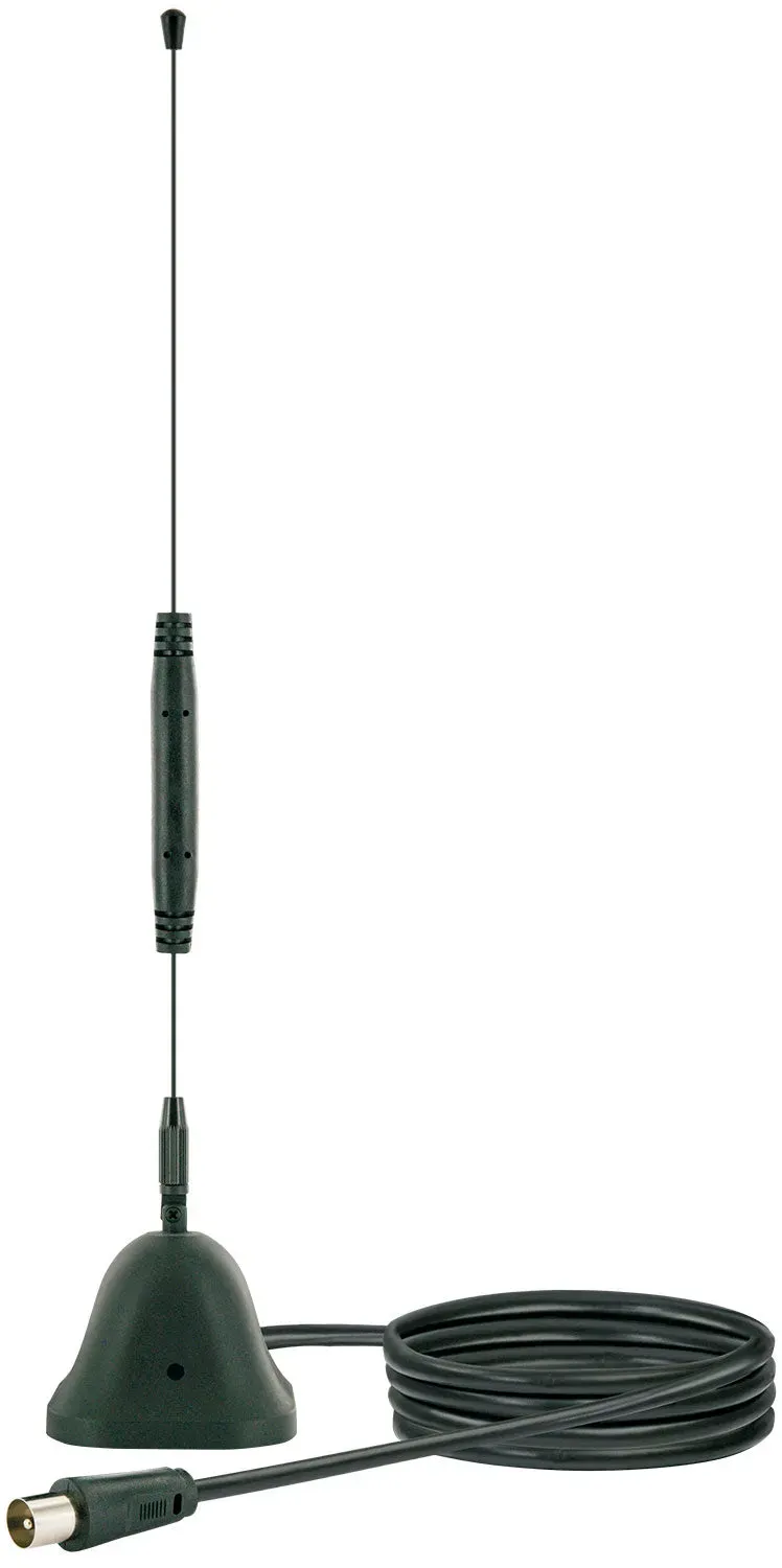 SCHWAIGER Antenna Stilo DVB-T2 HD Attiva 22dB Filtro LTE