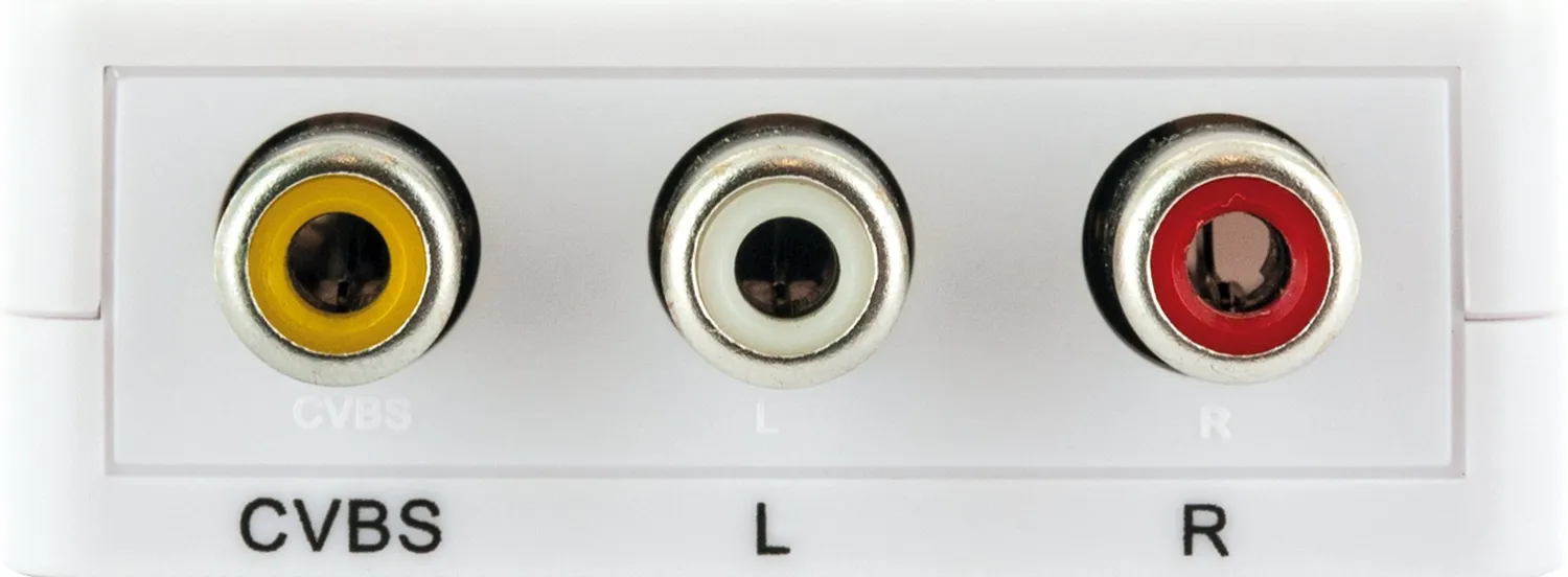 SCHWAIGER convertitore AV HDMI Full HD bianco