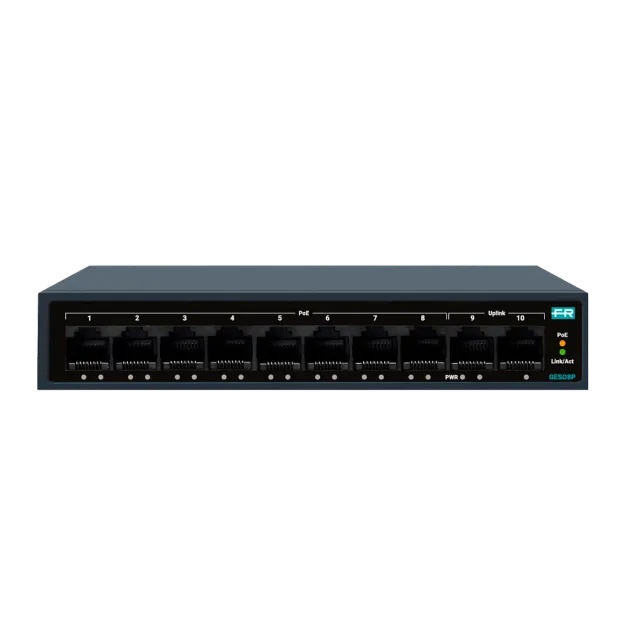 Fracarro GES08P switch PoE+ 8 porte Gigabit