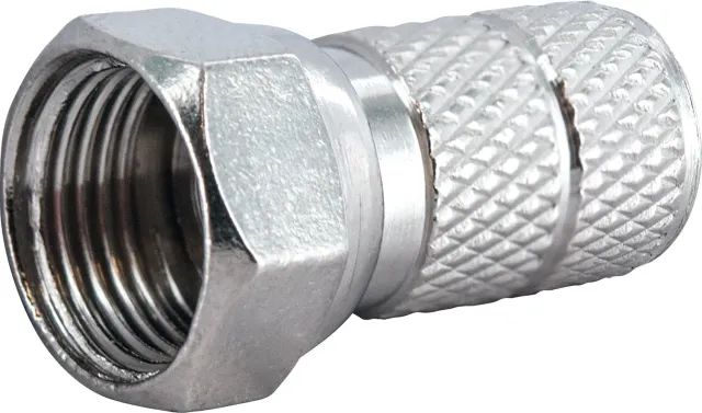 Schwaiger set connettori F avvitabili 6,5 mm