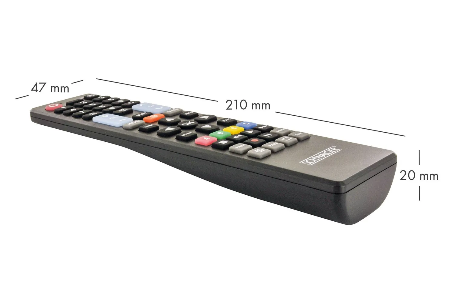 Schwaiger Telecomando Ricambio TV LG Samsung 49 Tasti