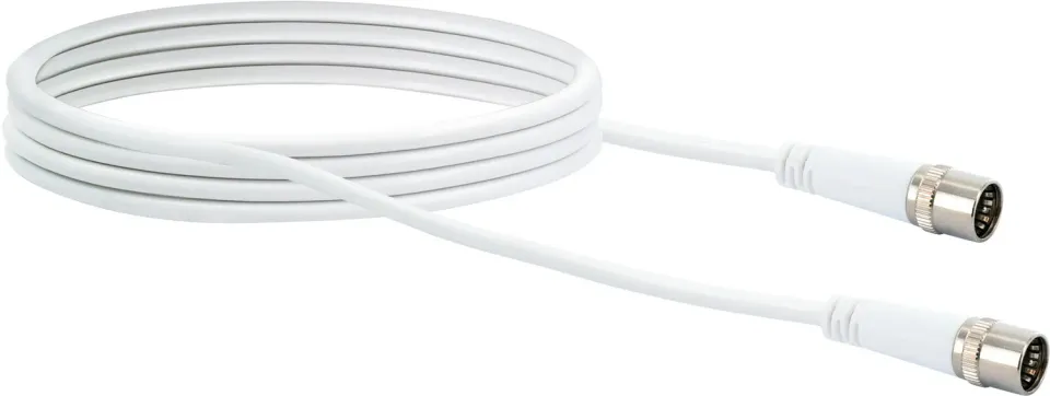 Schwaiger Cavo Modem F-Quick Coassiale 1,5 m Bianco
