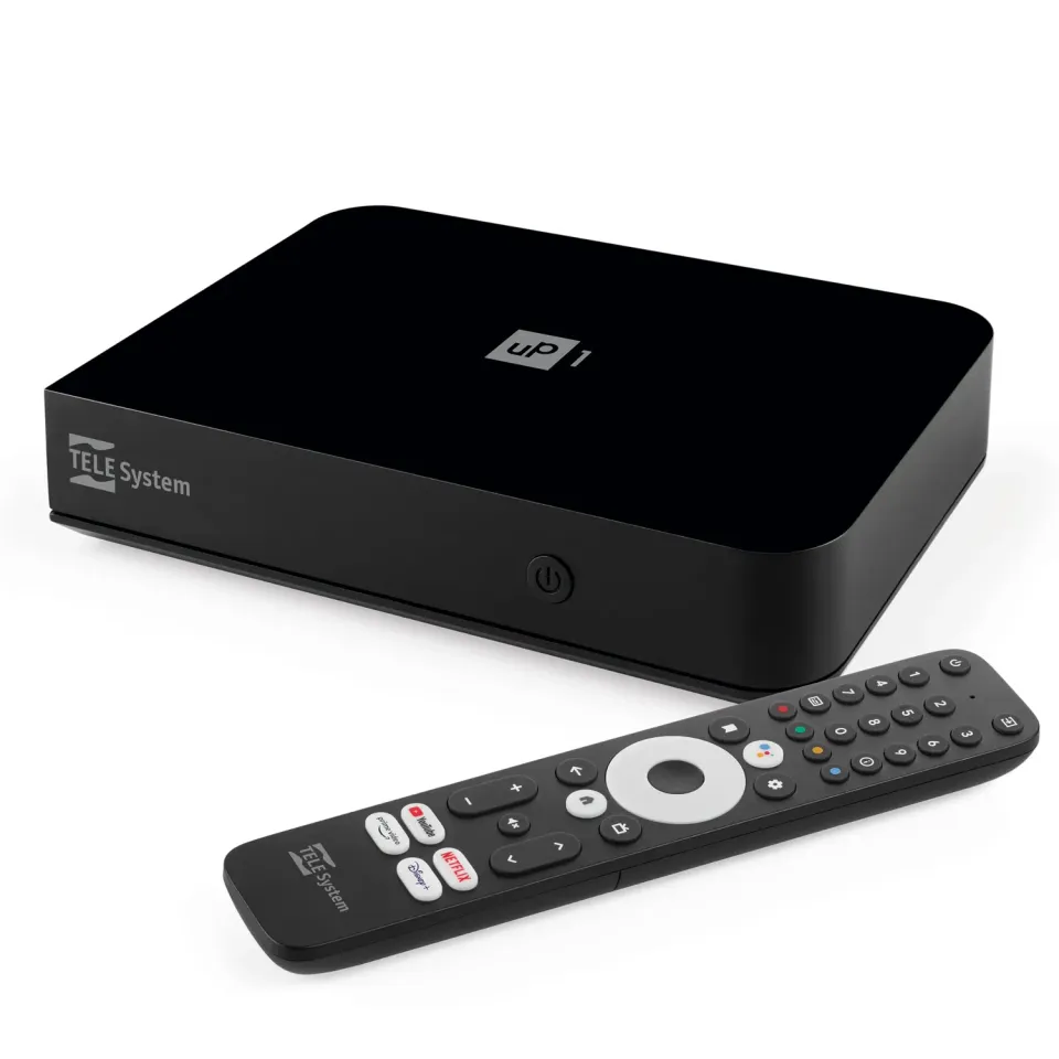 Tele System UP1 Decoder Digitale Terrestre 4K Android TV