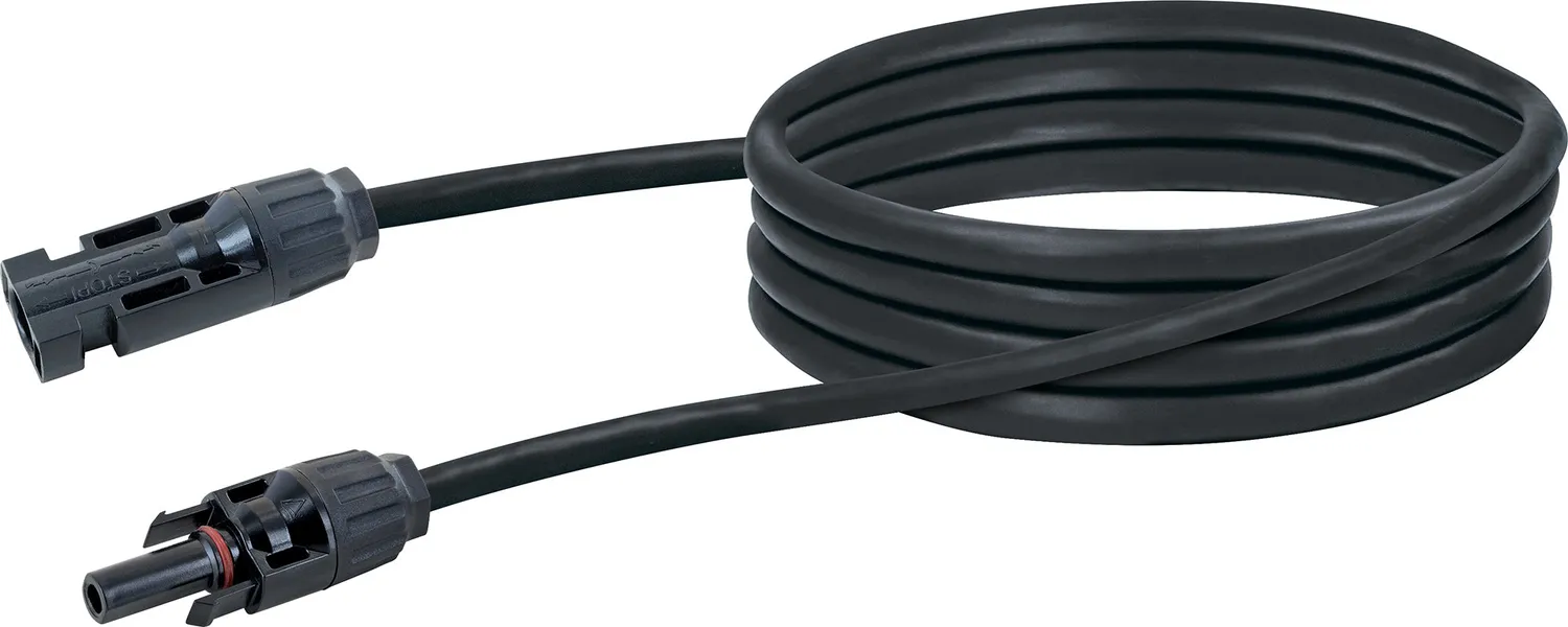 Schwaiger Prolunga Solare DC 1 m Set 2 Cavi IP67