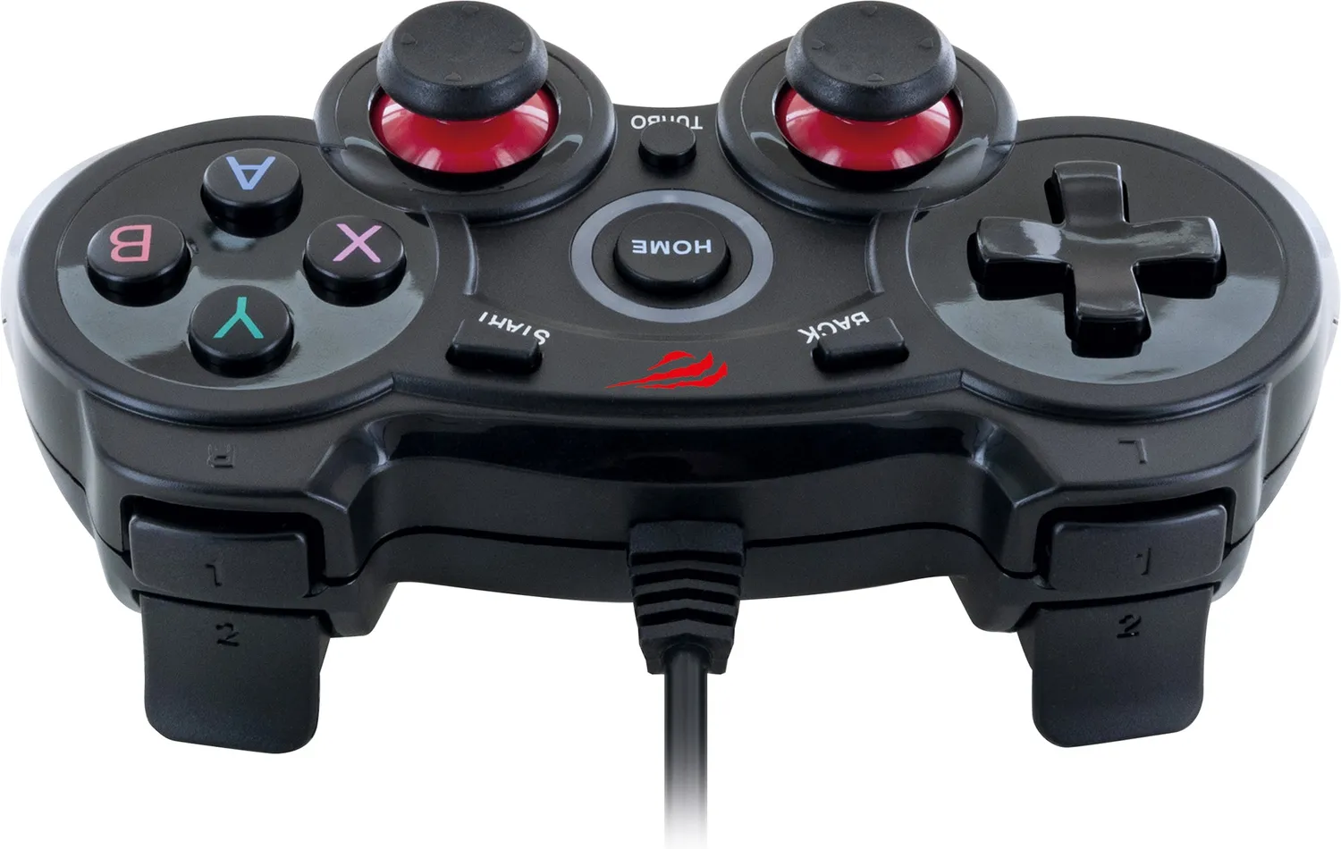 Schwaiger controller gaming USB PC PS3 Android nero