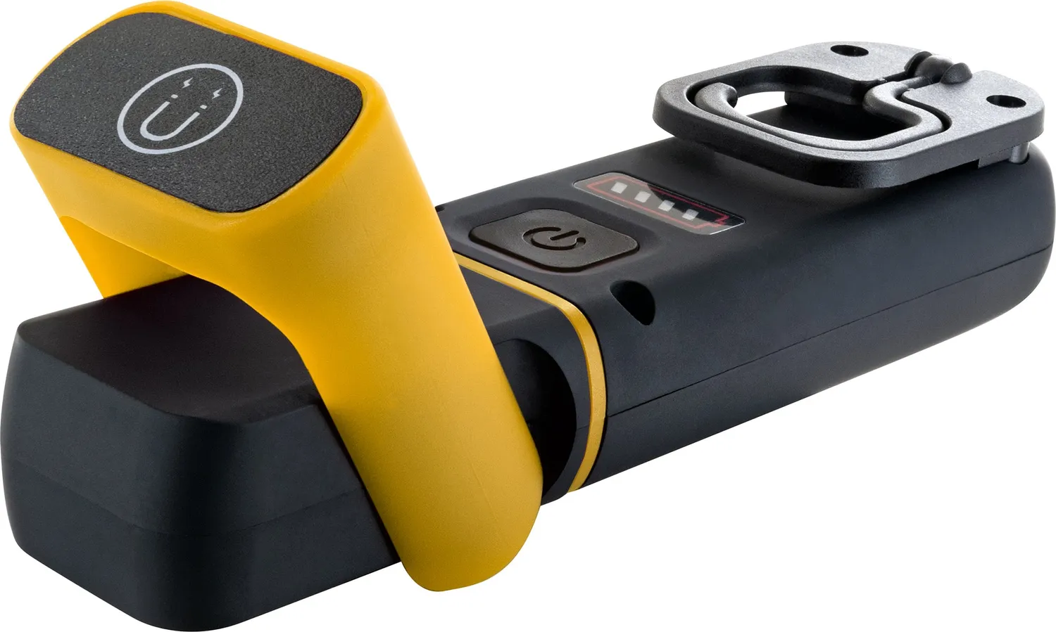 SCHWAIGER Lampada Lavoro LED COB con Gancio e Magnete Nera