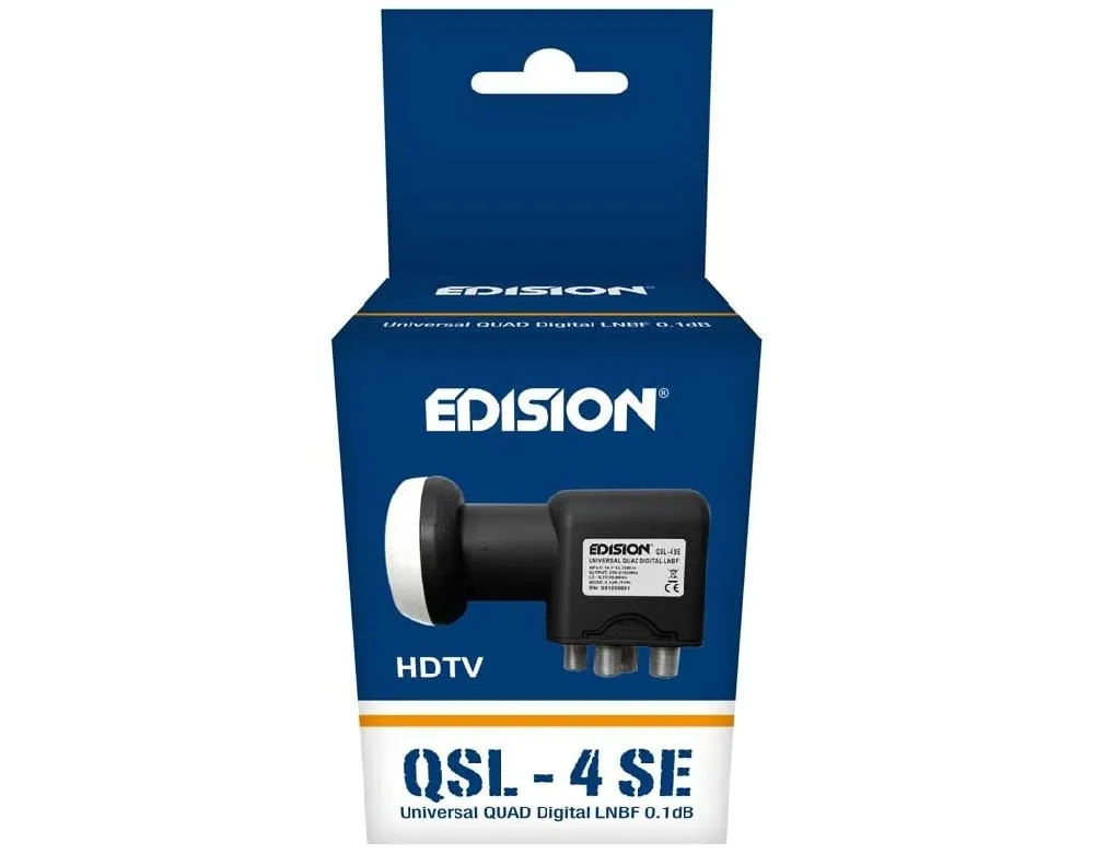 Edision QSL4 SE LNB quad 4 uscite 0,1dB Full HD