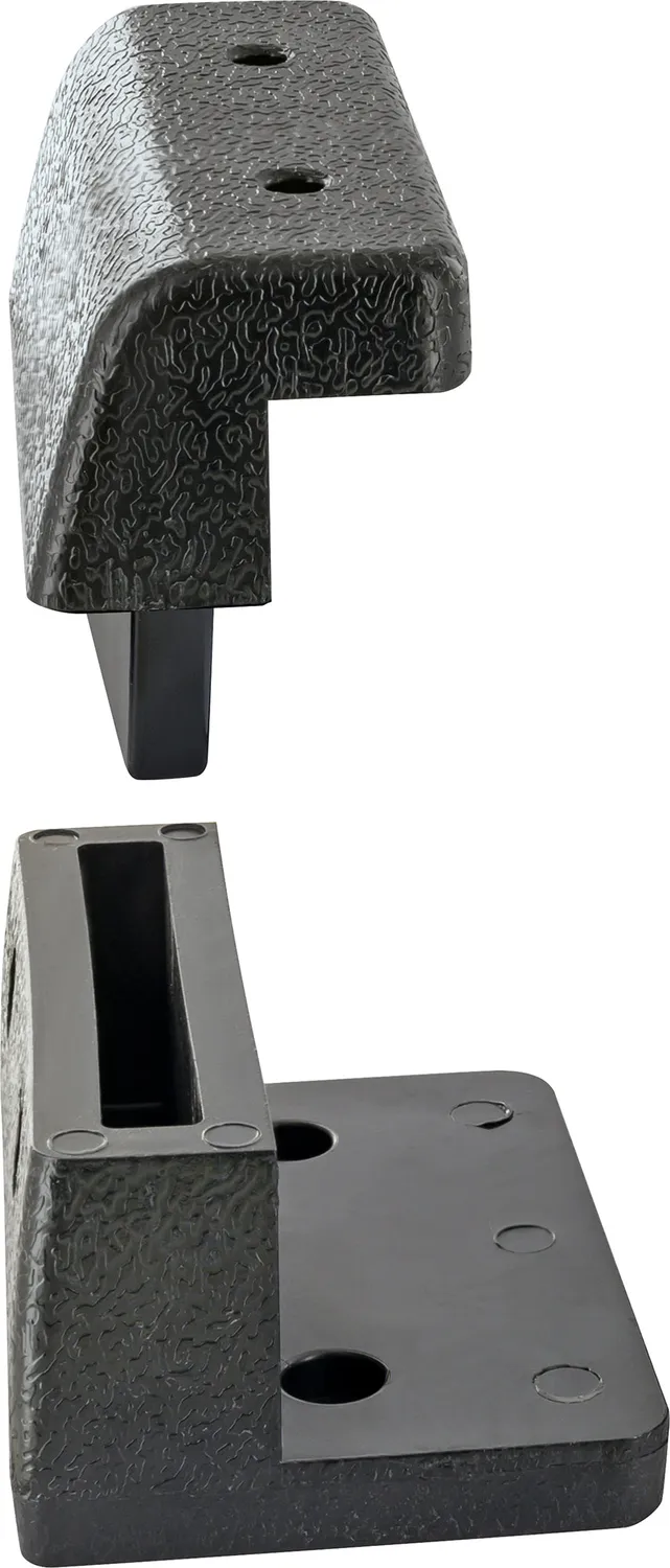 Schwaiger Set 6 Staffe Parete per Pannello Solare Nero