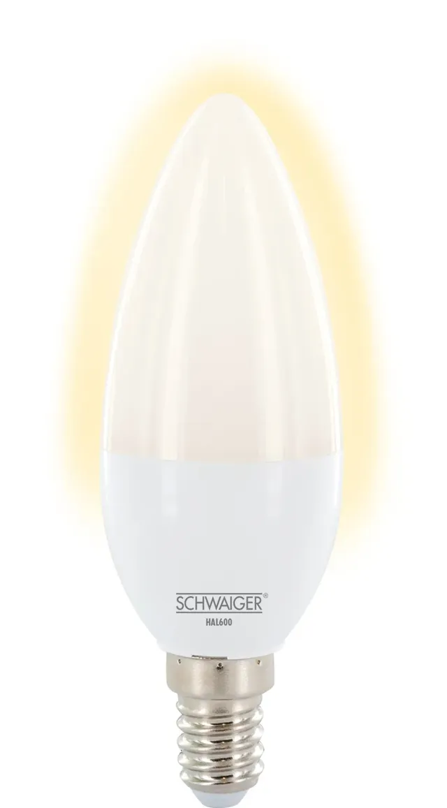 Schwaiger Lampadina Smart E14 Dimmerabile Luce Calda