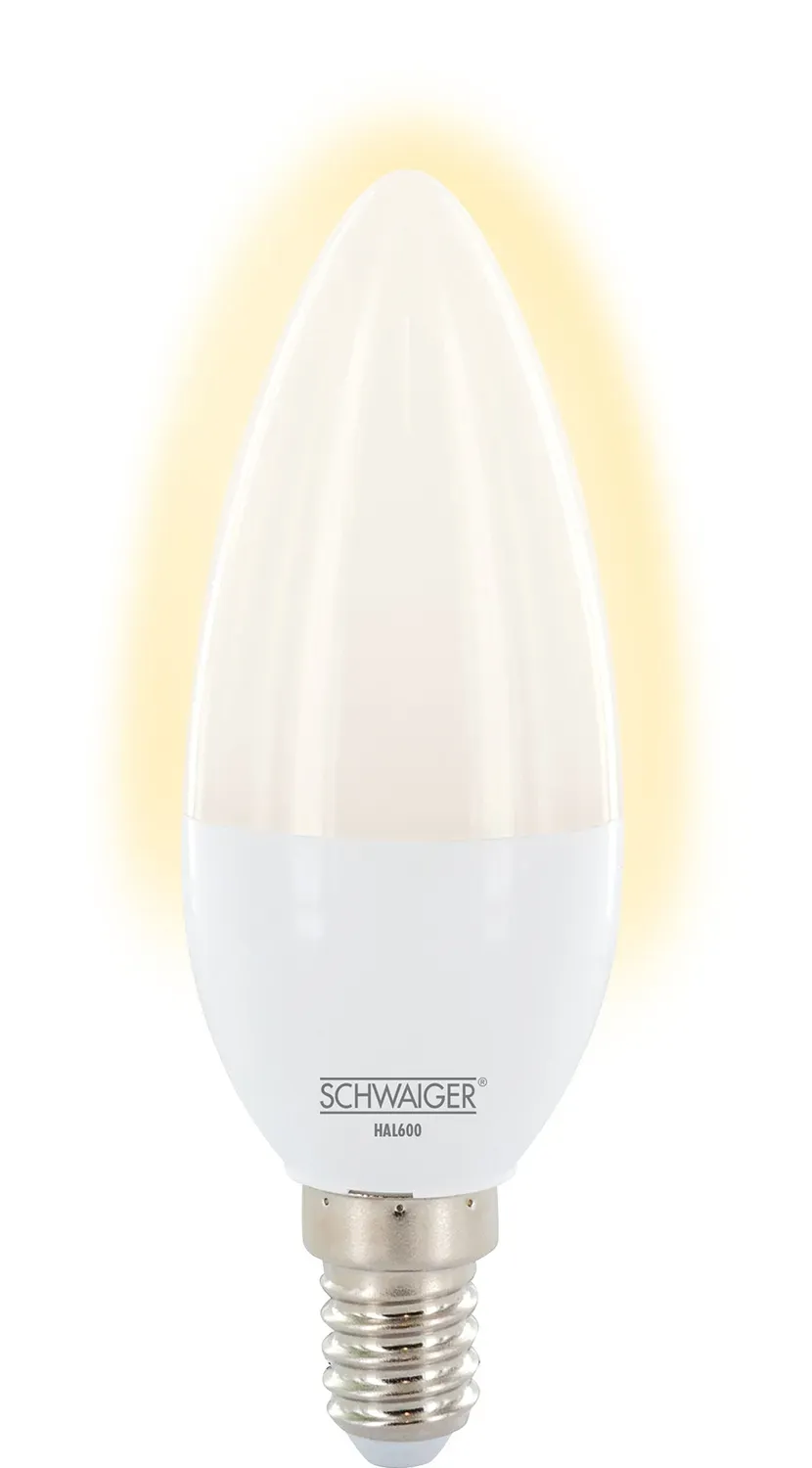 Schwaiger Lampadina Smart E14 Dimmerabile Luce Calda