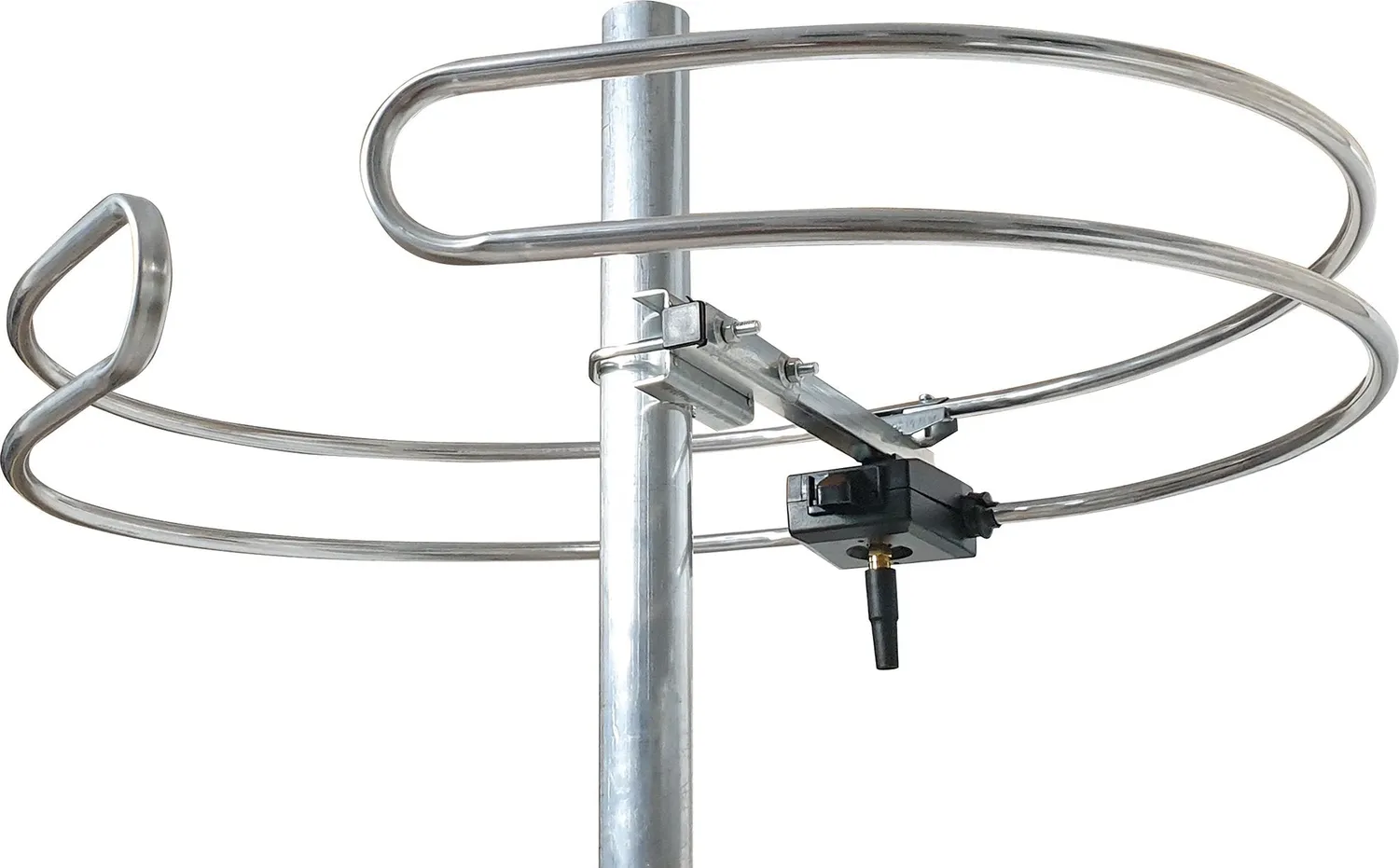 Schwaiger Antenna FM dipolo ad anello da esterno argento