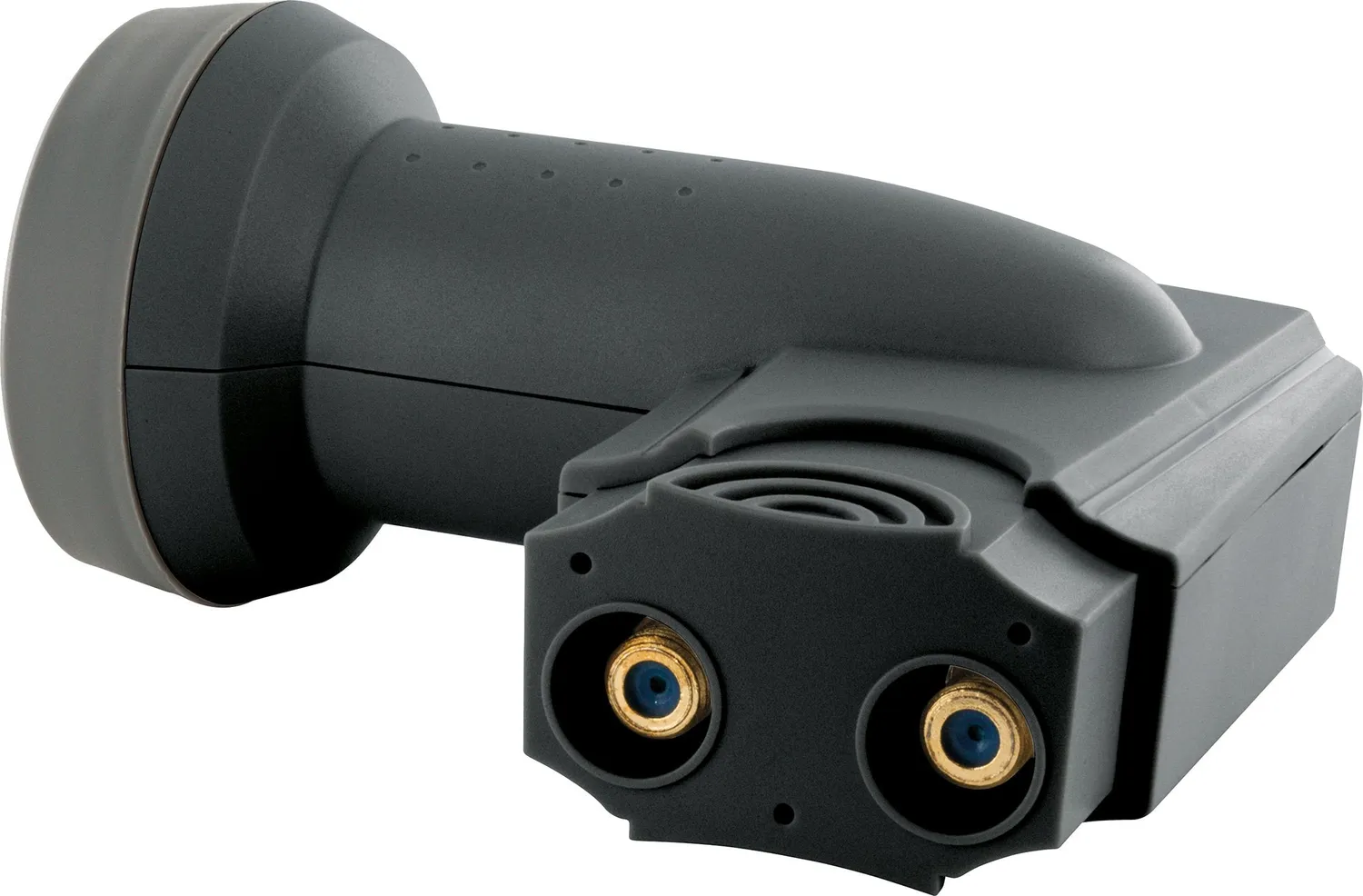 Schwaiger Sun Protect LNB twin satellitare 2 uscite antracite