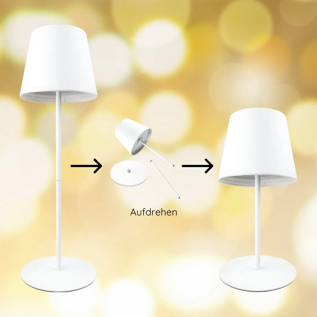 Schwaiger lampada da tavolo divisibile touch antracite LED