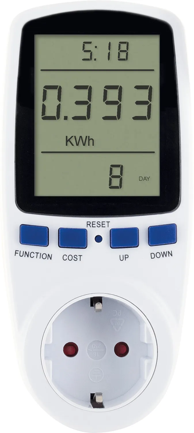 SCHWAIGER misuratore consumi energia con display