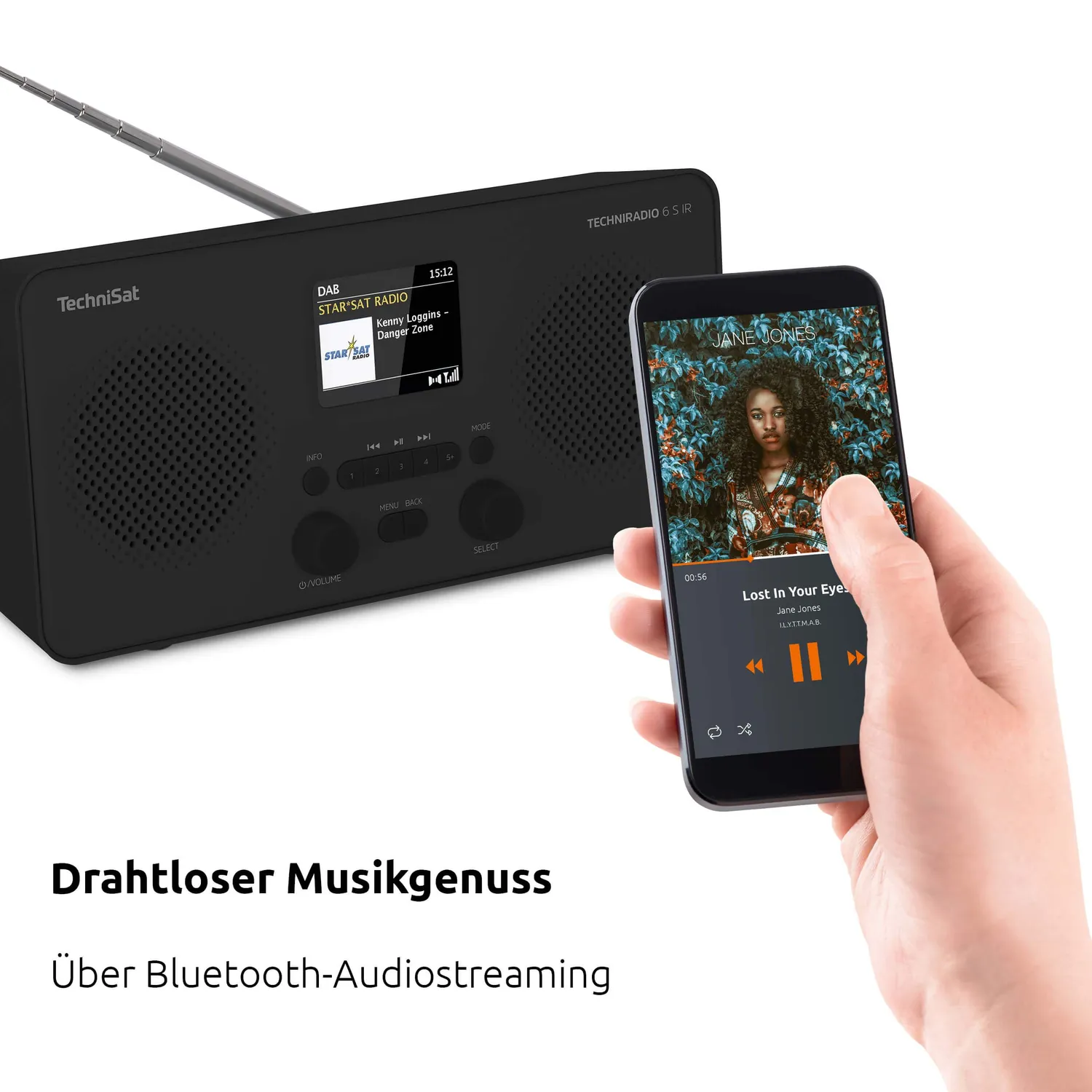 TechniSat TechniRadio 6 S IR Radio DAB Bluetooth Nera