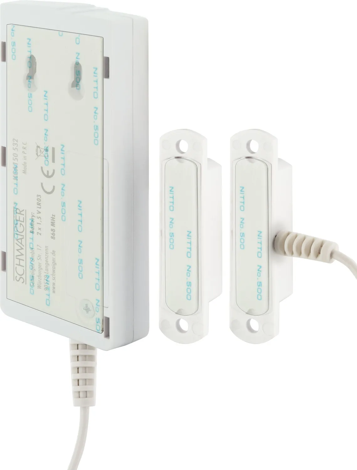 SCHWAIGER Green Guard sensore porta garage bianco