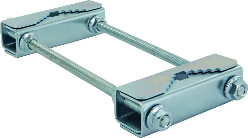SCHWAIGER distanziale doppio morsetto tubi fino 60mm acciaio