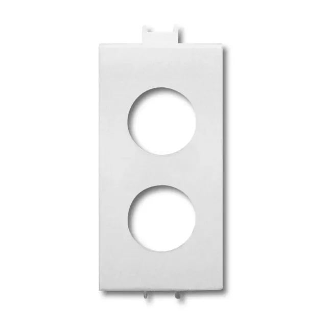 Fracarro AB-CH2 adattatore presa bianco ABB Chiara 2 fori