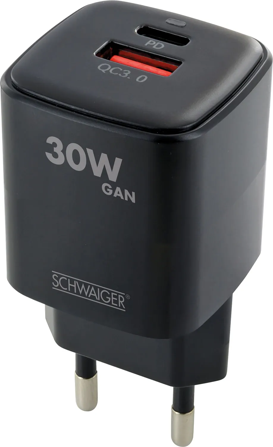 Schwaiger Caricabatterie USB 30W ricarica rapida