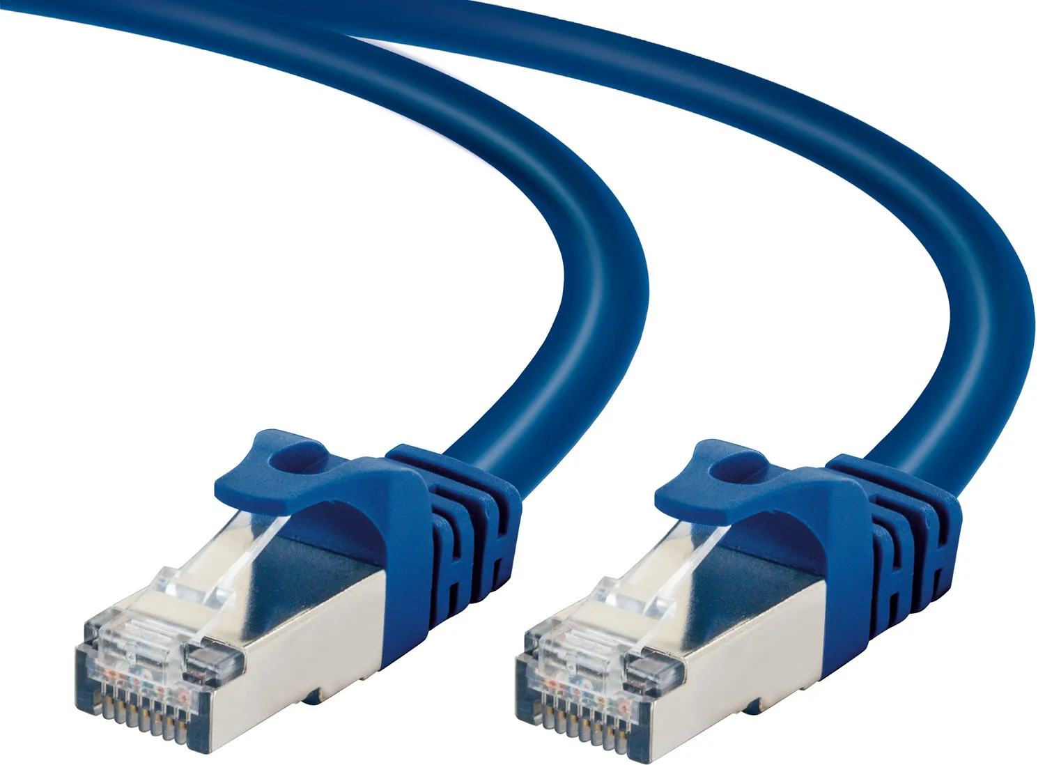 SCHWAIGER cavo di rete CAT 8 10m S/FTP blu