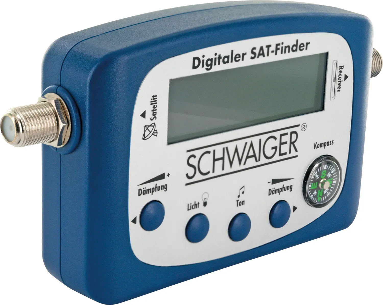 Schwaiger Sat Finder LCD Puntatore Parabola con Bussola