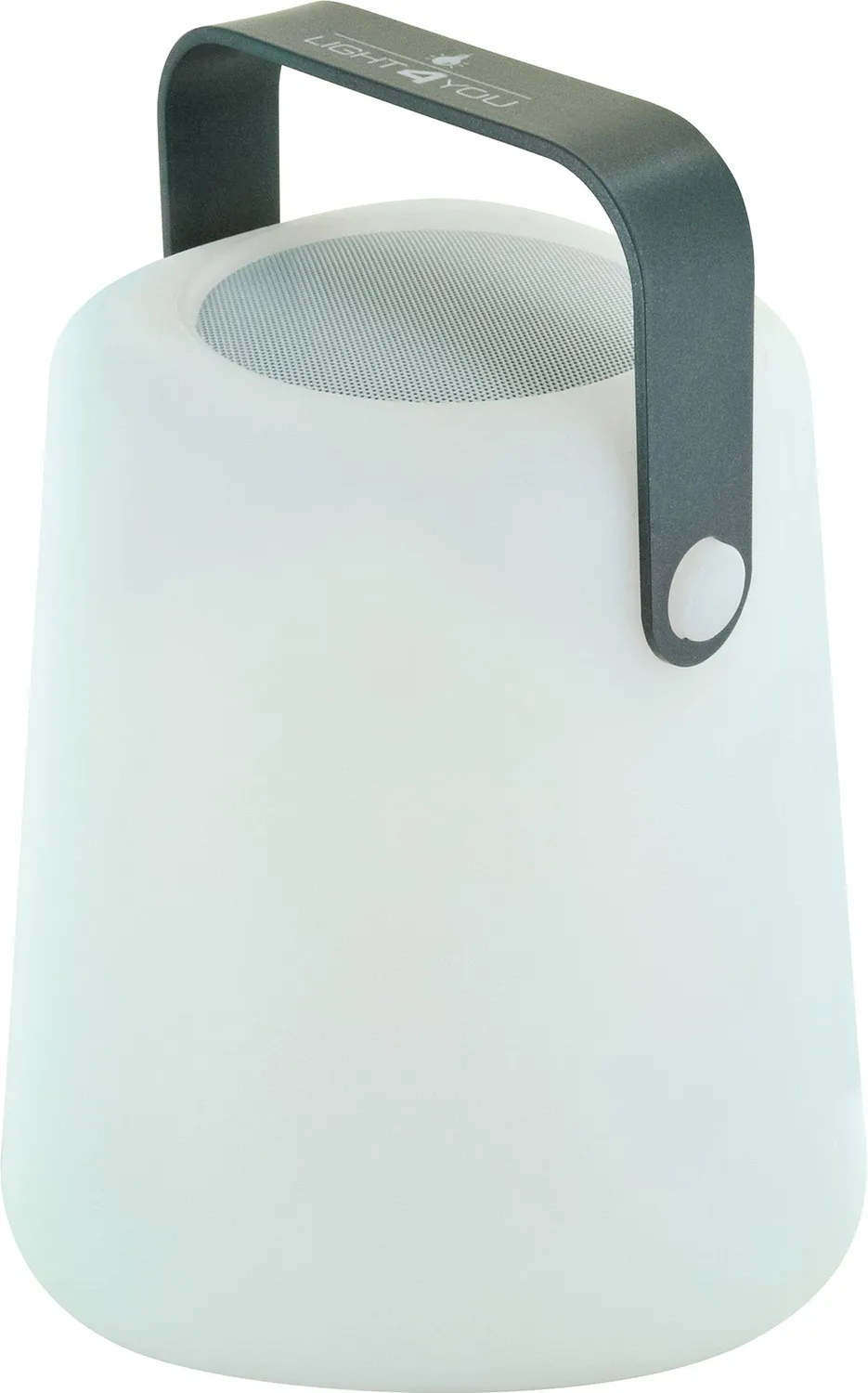 Schwaiger lampada tavolo LED speaker Bluetooth maniglia grigia
