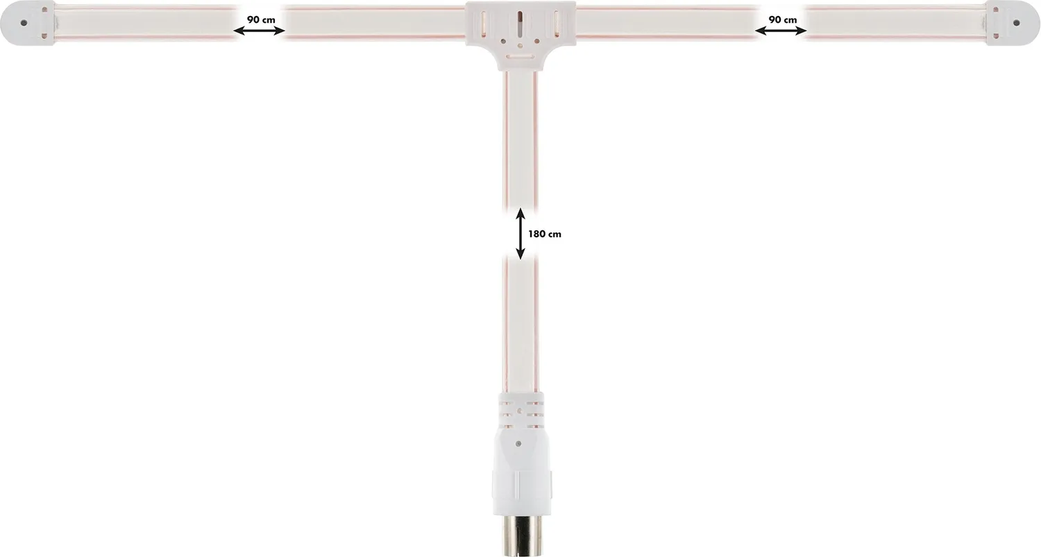 Schwaiger Antenna Filo FM 1,8 m Trasparente