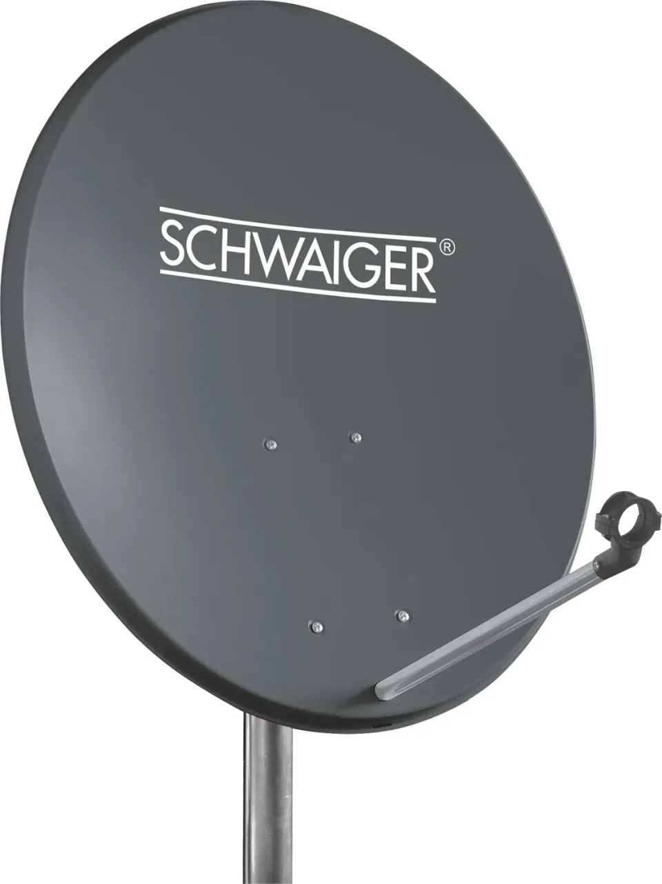 Schwaiger Antenna Satellitare Offset Acciaio 55cm Antracite
