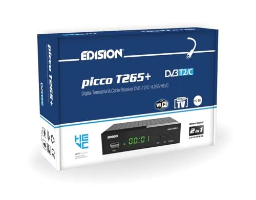 Edision Picco T265+ Decoder Digitale Terrestre Full HD