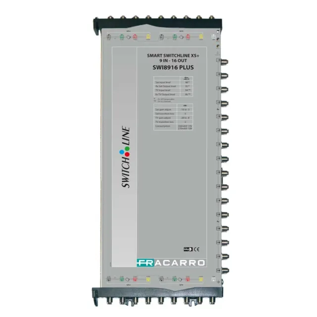 Fracarro SWI8916PLUS Multiswitch Cascata 9x16 Attivo
