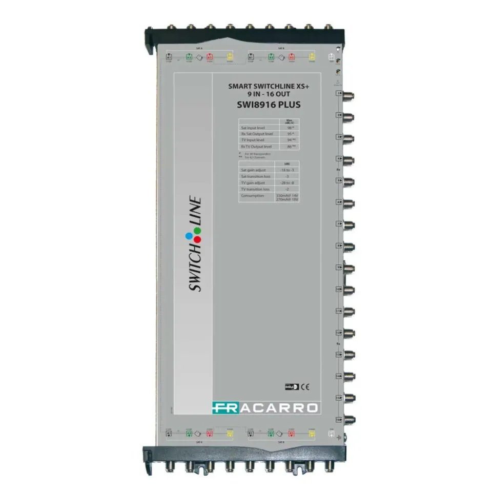 Fracarro SWI8916PLUS Multiswitch Cascata 9x16 Attivo