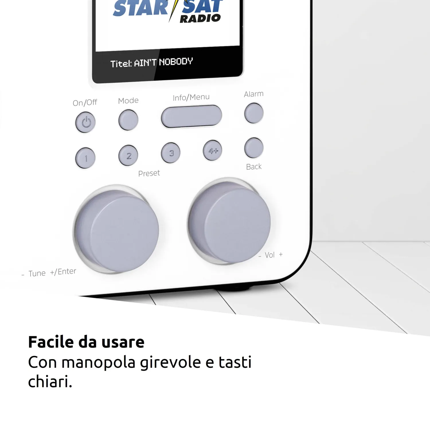 TechniSat Viola 2 C IR Radio Internet DAB+ WLAN Batteria