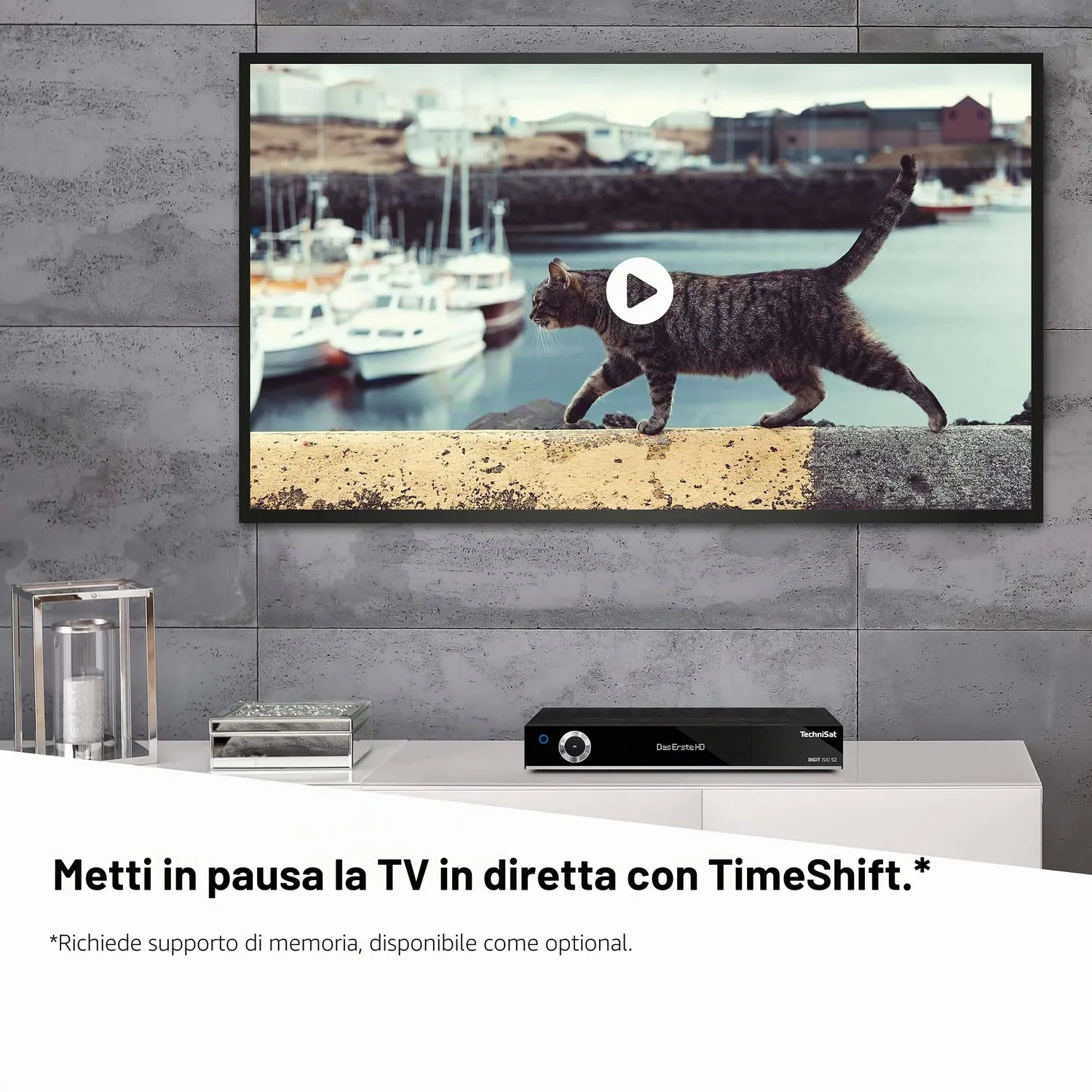 TechniSat Digit Isio S2 Ricevitore Satellitare Nero Twin Tuner
