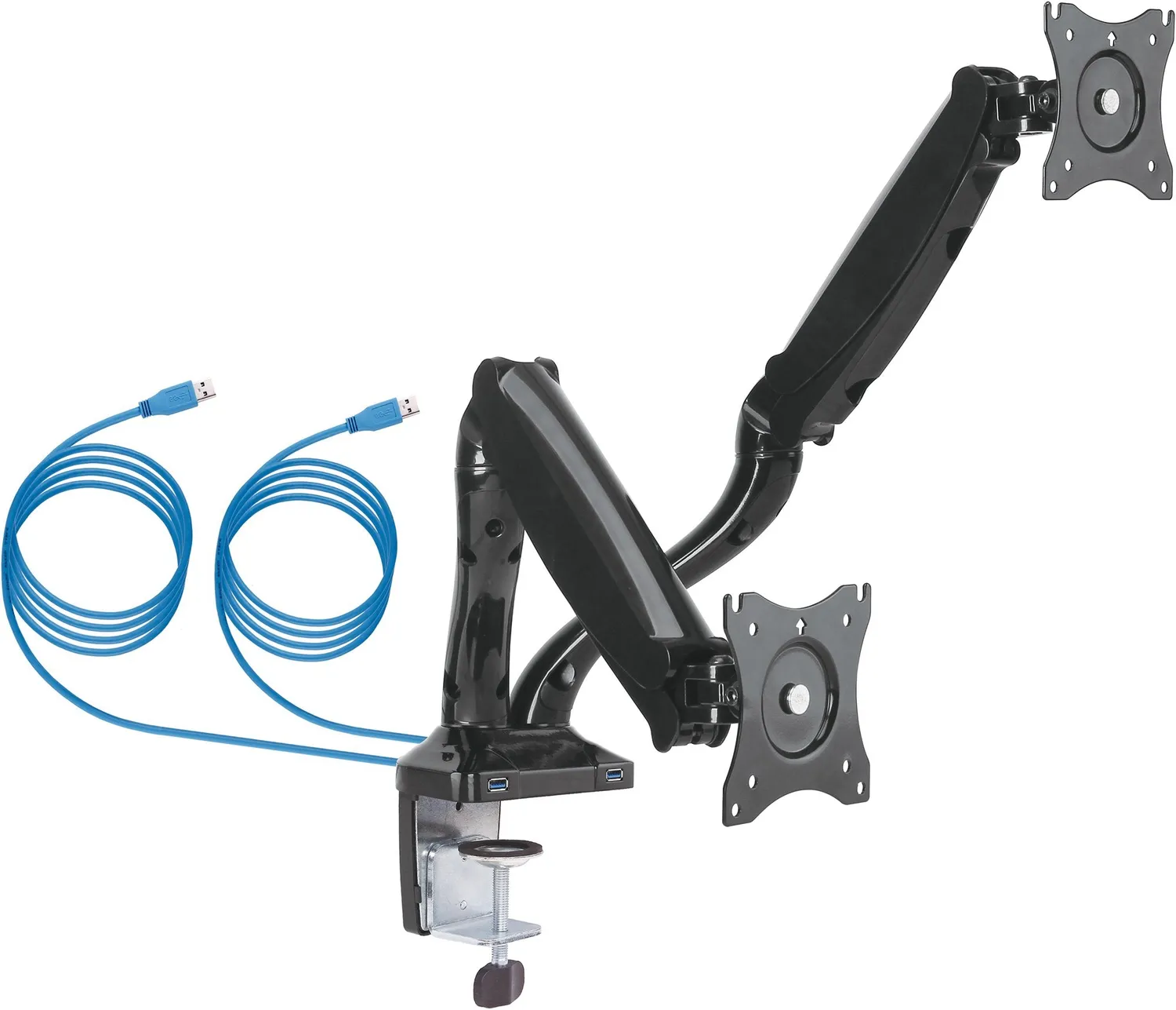 Schwaiger supporto scrivania doppio monitor 29" 6 kg nero