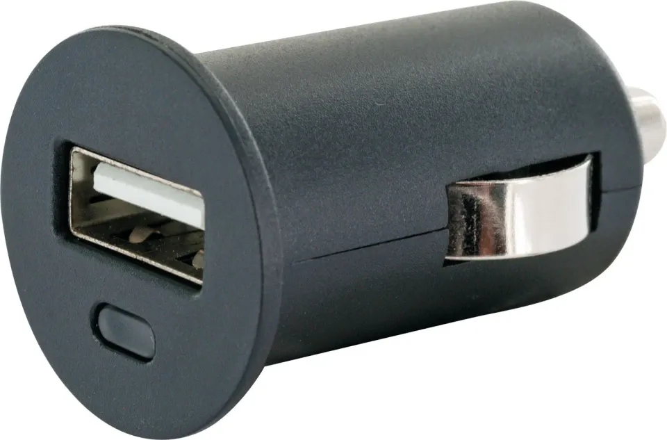 Schwaiger caricabatterie auto USB-A 12W nero 12-24V