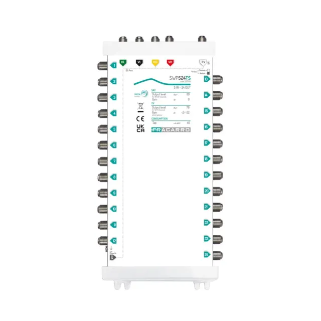 Fracarro SWP524TS multiswitch 5 ingressi 24 uscite