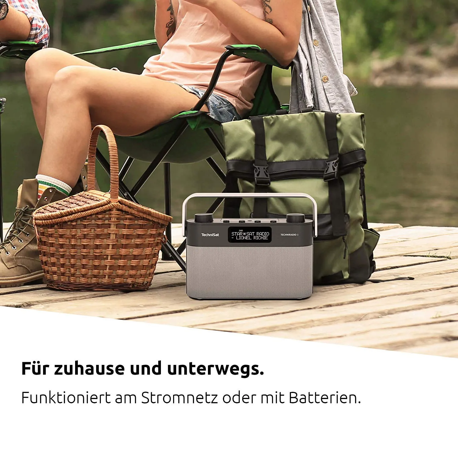 TechniSat TechniRadio 8 Radio DAB+ FM portatile nero