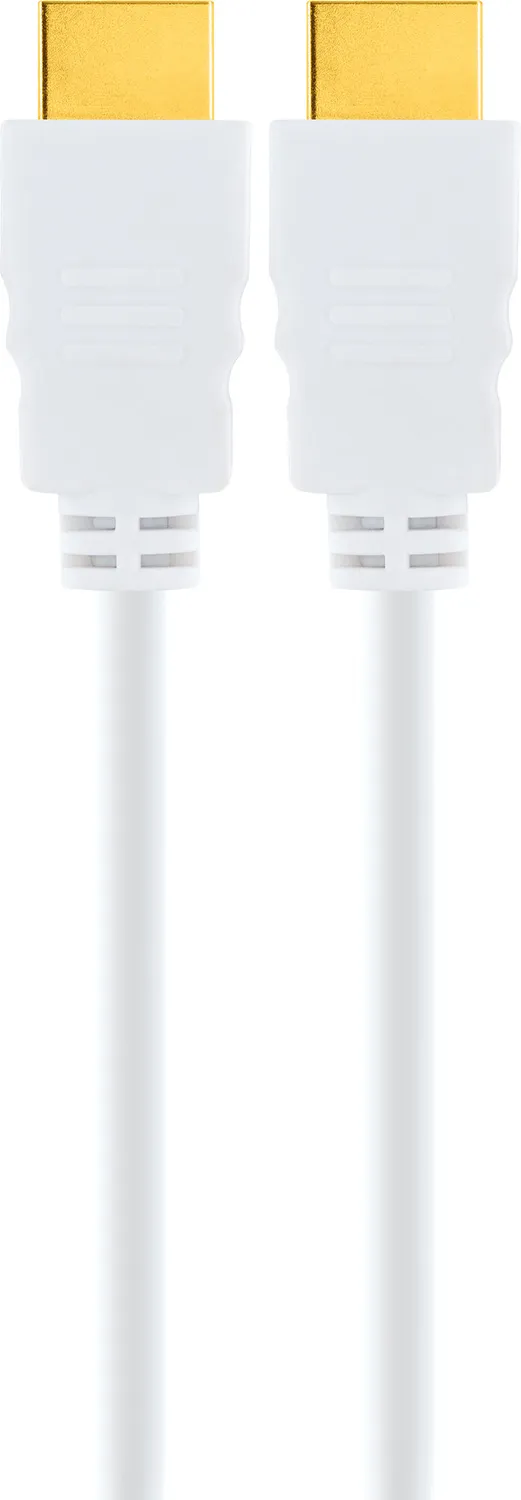 SCHWAIGER Cavo HDMI High Speed con Ethernet 1,5 m bianco 4K