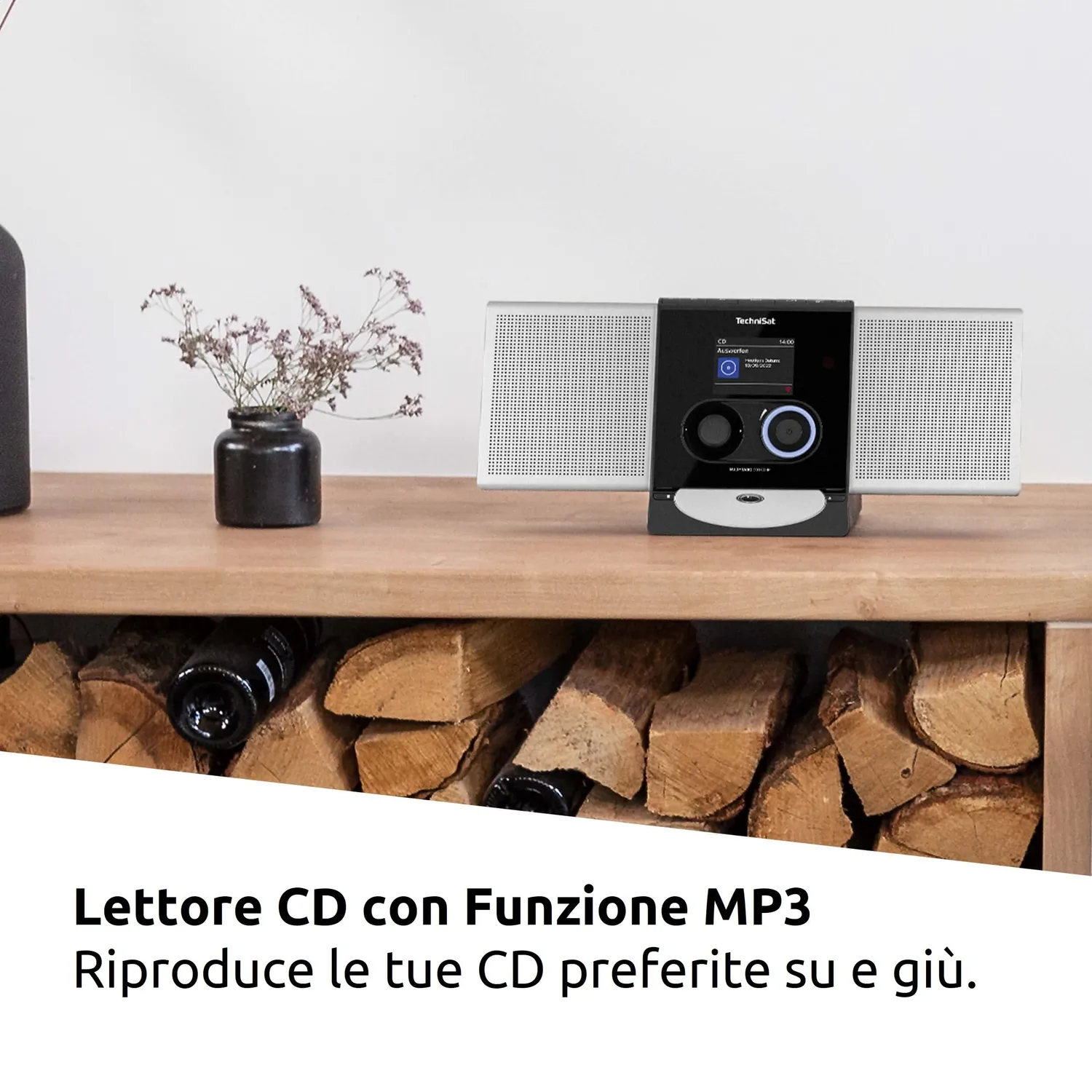 TechniSat MultyRadio 600 CD IR radio internet DAB+ argento