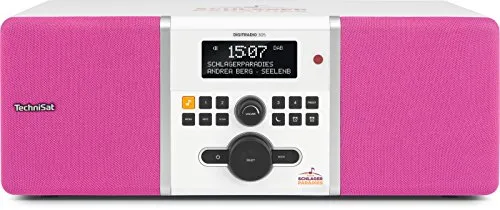 TechniSat DIGITRADIO 305 radio DAB+ bianco-rosa 10W Schlager
