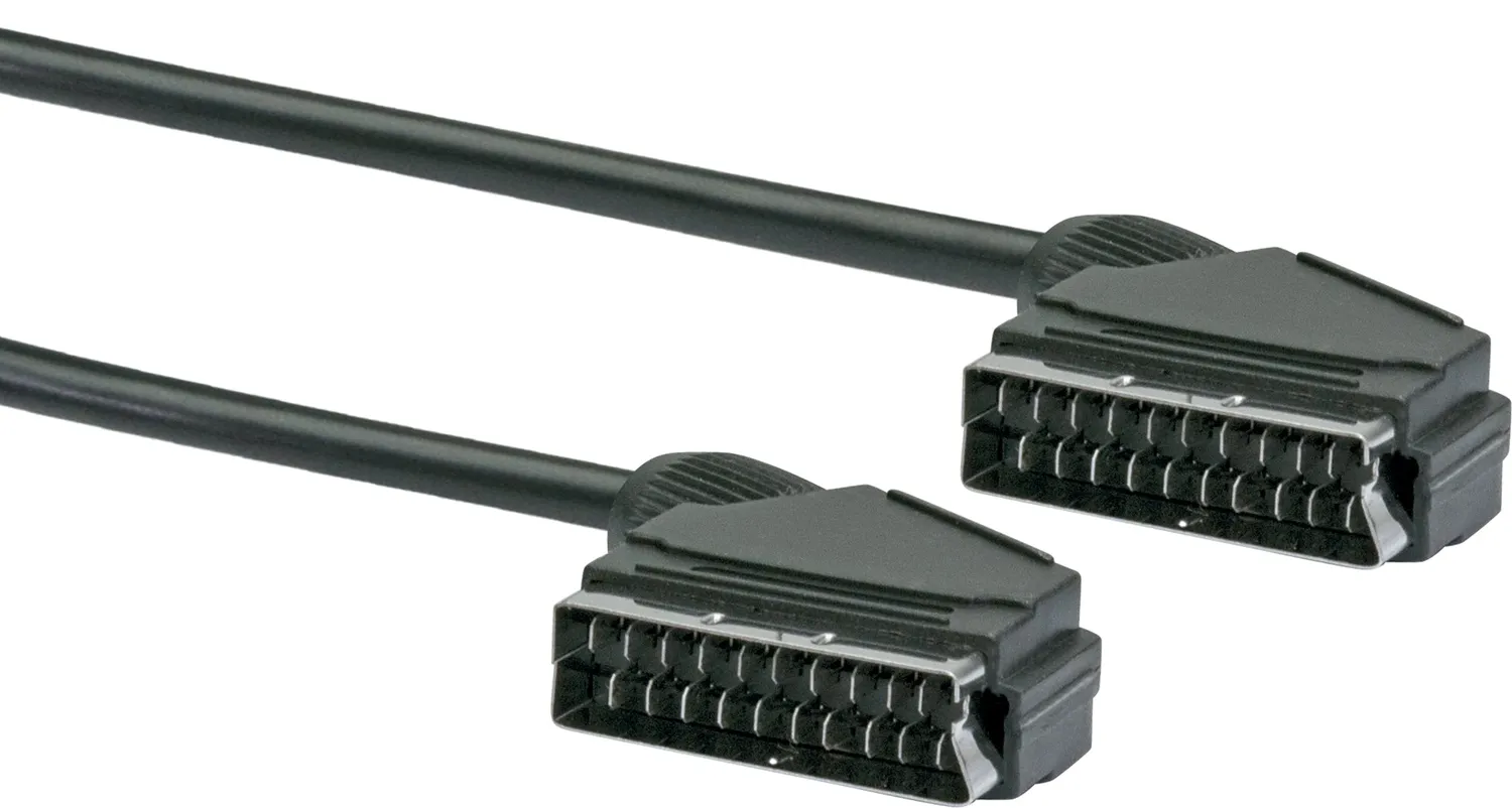 Schwaiger cavo SCART 21 poli 1,5 m nero analogico