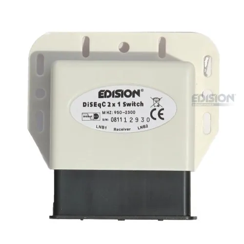 Edision Switch DiSEqC 2x1 parabola 2 satelliti