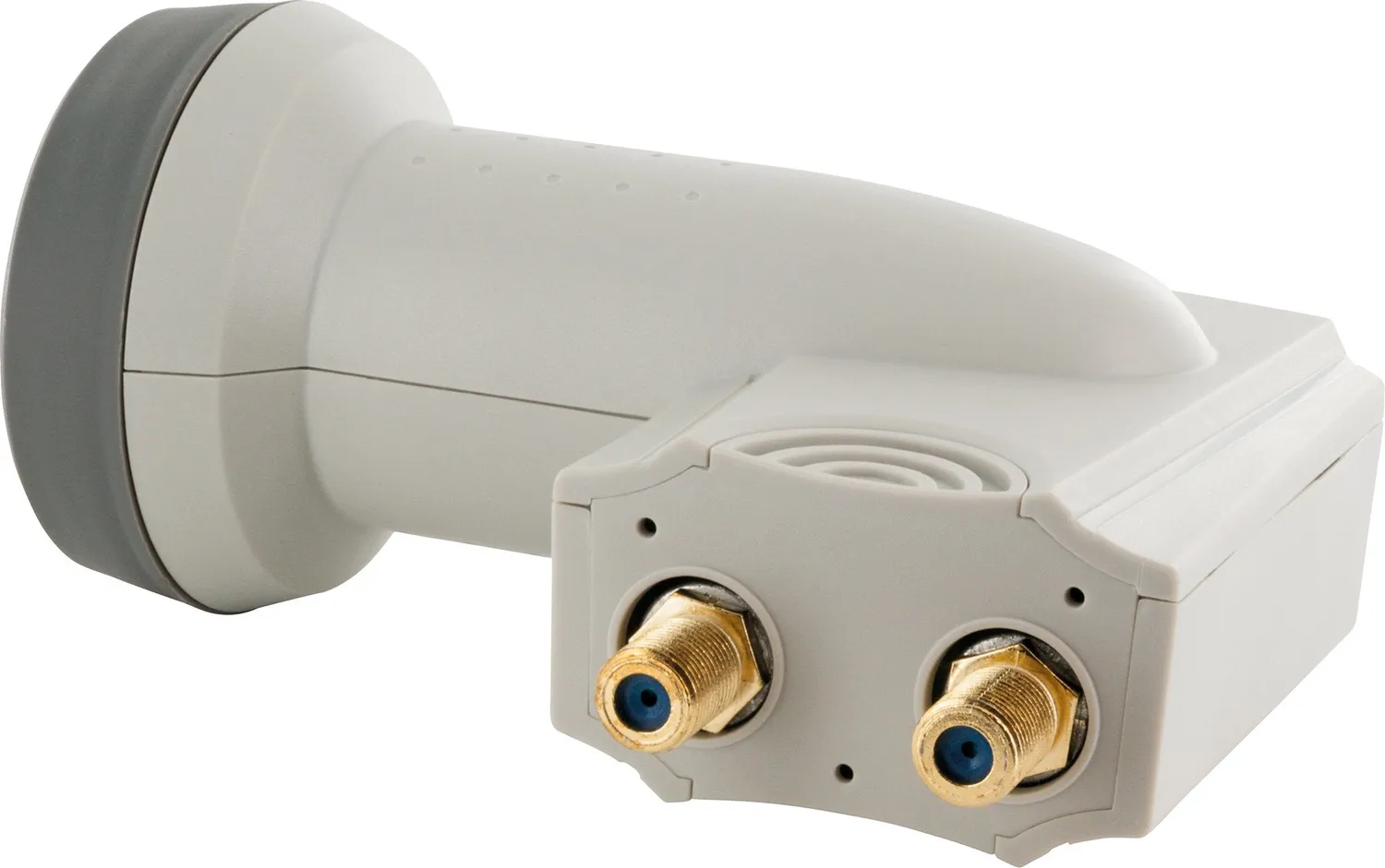 Schwaiger Sun Protect LNB Twin 2 Utenze Grigio Chiaro