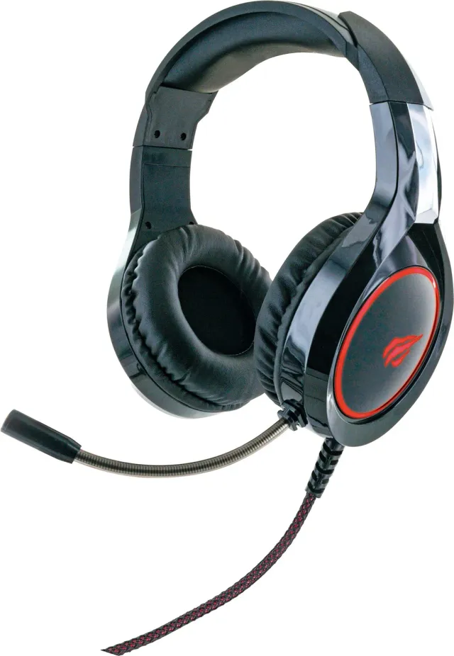 Schwaiger Headset gaming PC USB jack nero