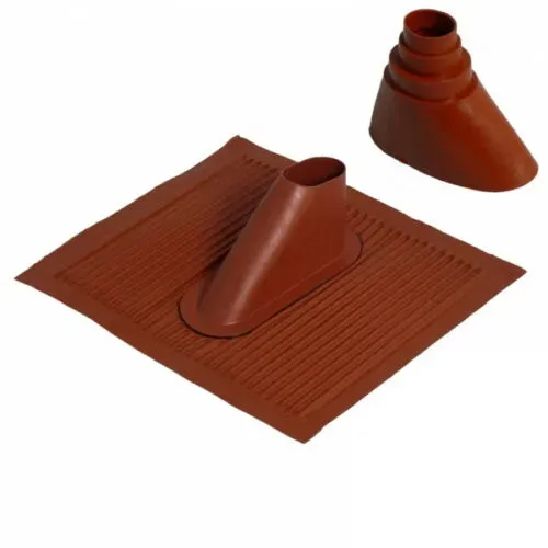 GigaBlue Tegola Alluminio Rossa con Manicotto Gomma Palo 60mm