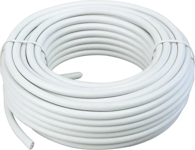 Schwaiger cavo coassiale SAT 75 dB 10m bianco