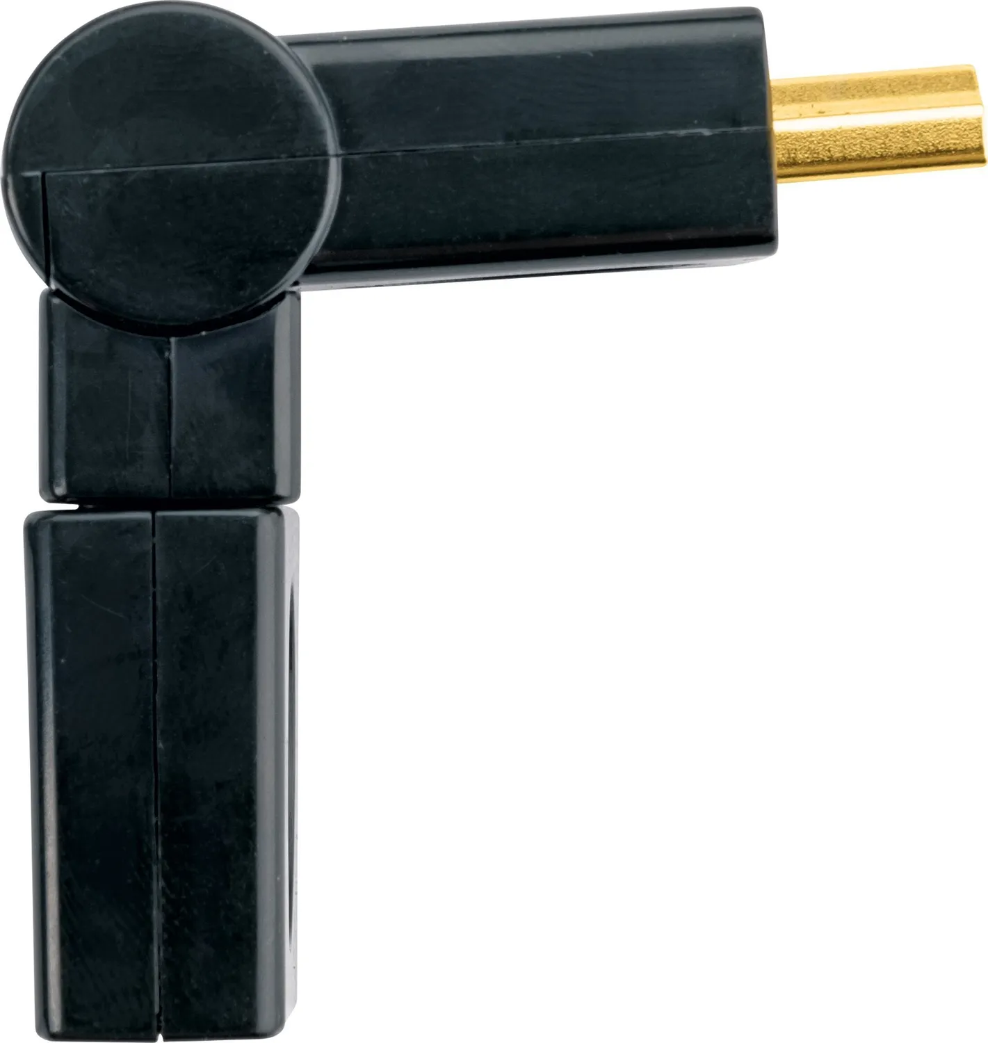 SCHWAIGER Adattatore HDMI 360° Girevole Nero Oro