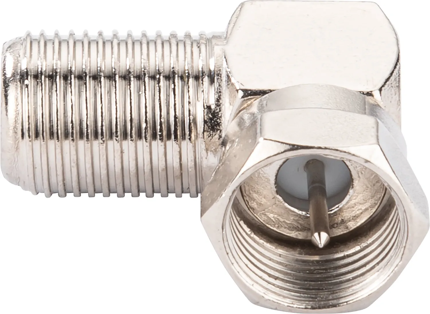 Schwaiger adattatori F angolari 90° set 2 pezzi argento